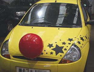 The Charity Car scheme will help to raise money for Comic Relief on Red Nose Day